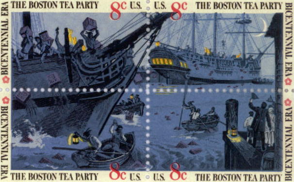 tea party stamp